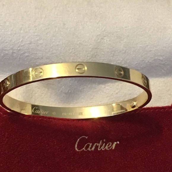 SOLD NO LONGER AVAILABLE! Cartier Love Bracelet - Picture 7 of 8